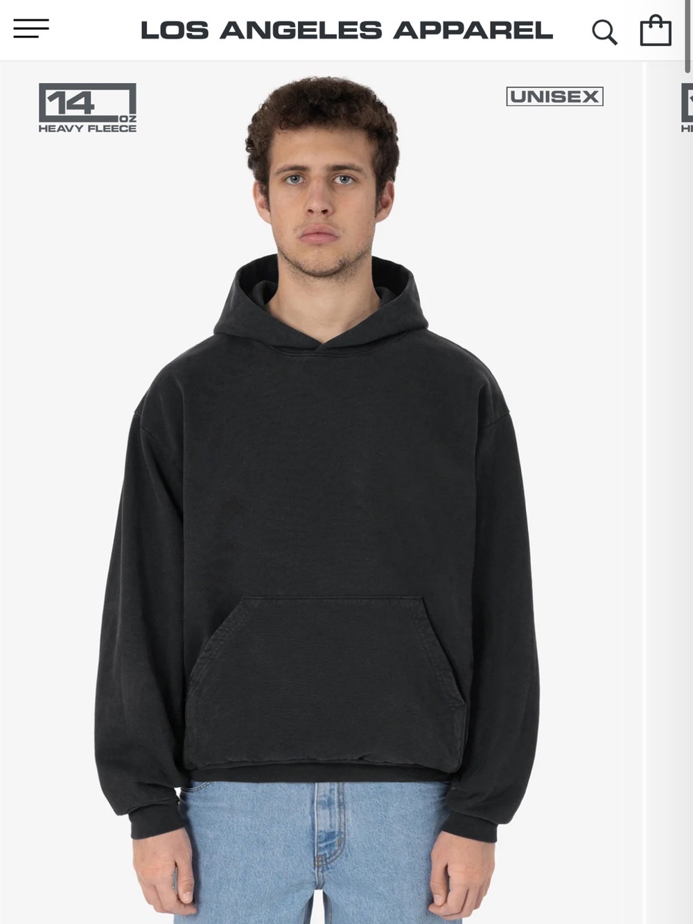 ✨ LOS ANGELES APPAREL 14oz HOODIE ✨
